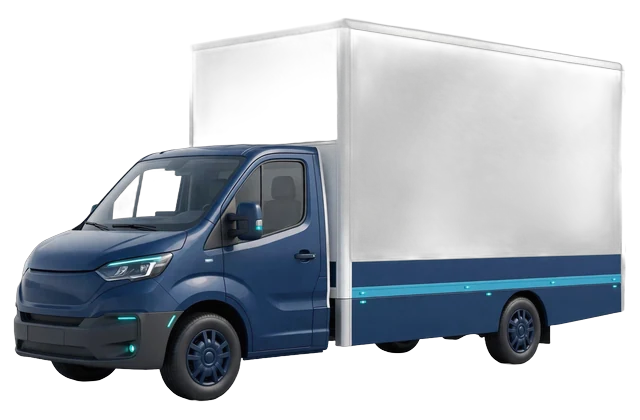 Cutaway box truck
